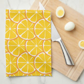 Summer Citrus Oranje Kitchen Towel Theedoek (Quarter Fold)