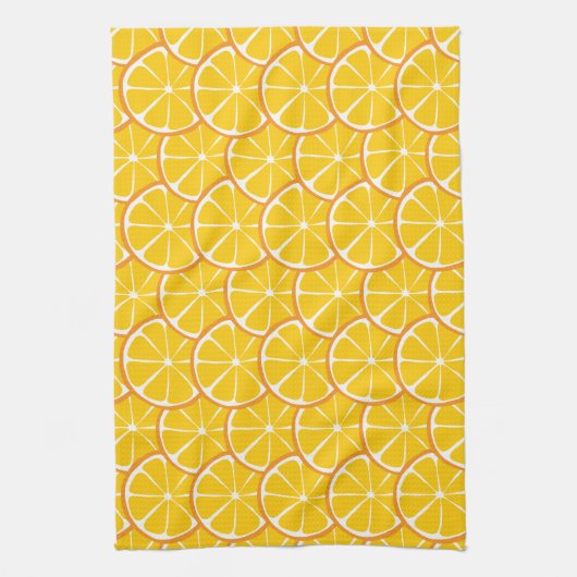 Summer Citrus Oranje Kitchen Towel Theedoek (Verticaal)