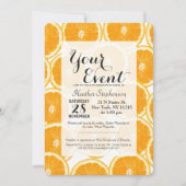 Summer Citrus Oranje Slices Kaart (Voorkant)