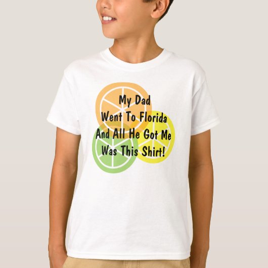 Summer Citrus - pap ging naar Florida - T-shirt (Voorkant)