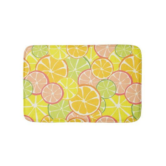 Summer Citrus Slice Badmat (Voorkant)
