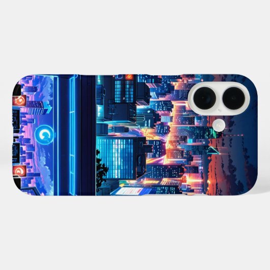 Summer City Glow Case-Mate iPhone Case (Achterkant (horizontaal))