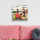 Summer City Stoop 2000 Canvas Afdruk (Insitu (Woonkamer))