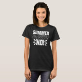 Summer Classes NO. Funny Graphic Teacher T - shirt (Voorkant volledig)