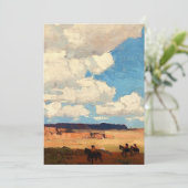 "Summer Cloud" Westerne kunst van Edgar Payne Bedankkaart (Staand voorkant)