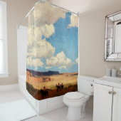 "Summer Cloud" Westerne kunst van Edgar Payne Douchegordijn (In situ)