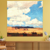 “Summer Cloud” Westerse kunst van Edgar Payne Canvas Afdruk (Insitu (Woonkamer))
