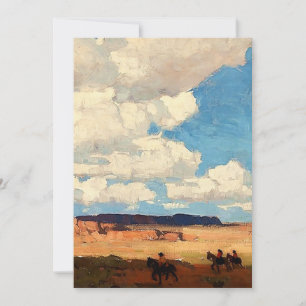 “Summer Cloud” Westerse kunst van Edgar Payne Kaart