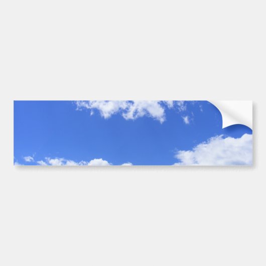 Summer Clouds Bumpersticker (Voorkant)