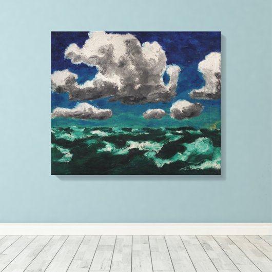 Summer Clouds | Emil Nolde | Canvas Afdruk (Insitu (Houten vloer))