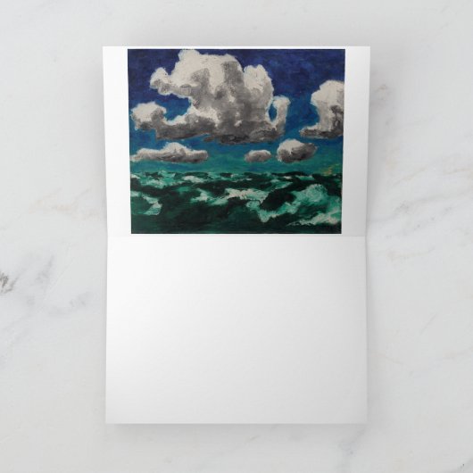 Summer Clouds | Emil Nolde | Kaart (Binnen)