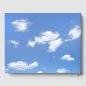 Summer Clouds In Sky for Memorial Service  Gastenboek (Achterkant)