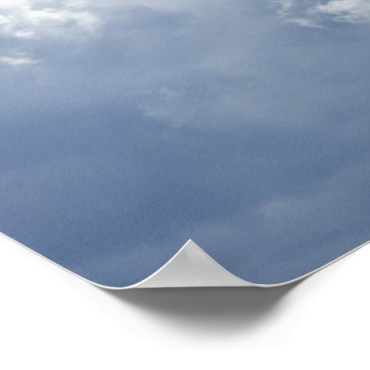 Summer Clouds Poem Poster (Hoek)