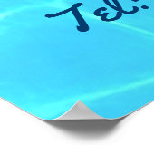 Summer Club/Corporate Beach Party-advertentie Poster (Hoek)