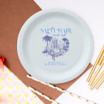 Summer Coastal Blue Mermaid Cowgirl Birthday Party Papieren Bordje<br><div class="desc">Dive into summer fun with our Summer Coastal Blue Mermaid Cowgirl Birthday Party Paper Plates! This enchanting design perfectly blends the whimsical charm of mermaids with the adventurous spirit of the wild west, making it ideal for beach parties, birthday celebrations, or any summer gathering. Crafted playful graphics, it sets the...</div>