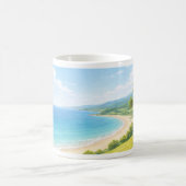 Summer Coastal Landscape Mug Koffiemok (Center)