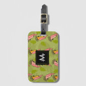 Summer Cockatau Birds Monstera Greenery Bagagelabel (Voorkant (verticaal))