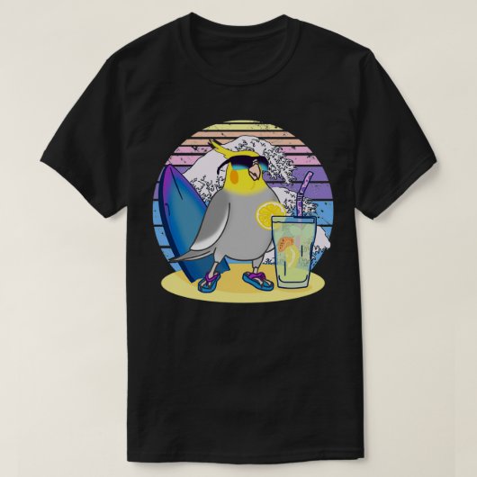 Summer Cockatiel T-shirt (Design voorkant)