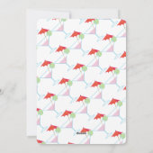 Summer Cocker Spaniel Beach Party Invitation Feestdagenkaart (Achterkant)