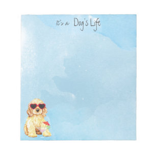 Summer Cocker Spaniel Notitieblok