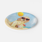 Summer Cocker Spaniel Papieren Bordje (Gekanteld)