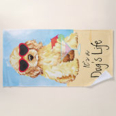 Summer Cocker Spaniel Strandlaken (Voorkant)