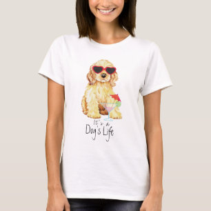 Summer Cocker Spaniel T-shirt