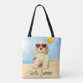 Summer Cocker Spaniel Tote Bag (Achterkant)