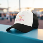 Summer Cocktail Club | vrijgezellen Trucker Pet<br><div class="desc">Geef dit schattige pet aan je bruidsmeisjes voor je vrijgezellenfeest of huwelijksweekend! Onze leuke petten zijn de perfecte manier voor uw crew om alle aandacht te krijgen waar u en uw meiden heen gaan! Bright yellows, greens en sinaasappels zijn de naam van dit preppy-achtige zomerspel. Laat ons denken aan felgestreepte...</div>