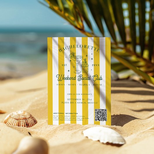 Summer Cocktail Club | Vrijgezellenweekend Kaart