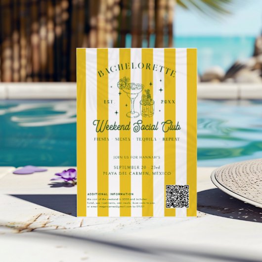 Summer Cocktail Club | Vrijgezellenweekend Kaart