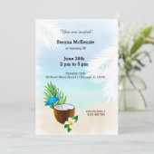 Summer Cocktail Kaart (Staand voorkant)