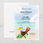 Summer Cocktail Kaart (Voorkant / Achterkant)