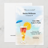 Summer Cocktail Kaart (Voorkant / Achterkant)