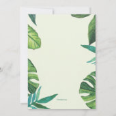 Summer Cocktail Party Invitation Kaart (Achterkant)