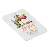 Summer Cocktail Party with Colorful Drinks Magneet (Rechterzijde)