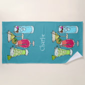 Summer Cocktails badhanddoeken Strandlaken (Voorkant)