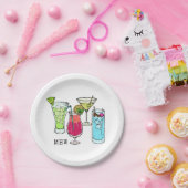 Summer Cocktails bord monogram aangepast (Feest)