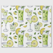 Summer Cocktails Cadeaupapier (Vlak)