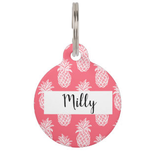 Summer Cocktails Girly Dog Label Huisdierpenning