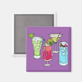 Summer Cocktails magnet (Voorkant / Achterkant)