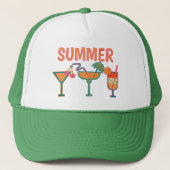 Summer Cocktails Trucker Pet (Voorkant)