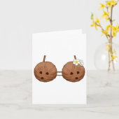 Summer Coconut Bra Halloween Costume Hawaii Aloha Kaart (Gele Bloem)