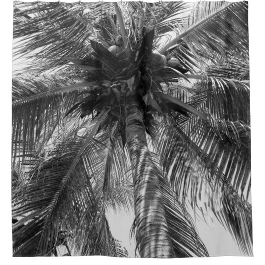 Summer Coconut Chill Palm 2 Douchegordijn (Voorkant)