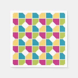 SUMMER COLOREN | Geometrisch patroon Servet