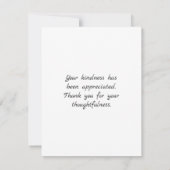 Summer Colorful Bouquet Flat Hartelijk dank Bedankkaart (Achterkant)