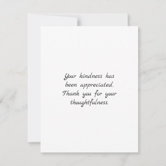 Summer Colorful Bouquet Flat Hartelijk dank Bedankkaart (Achterkant)