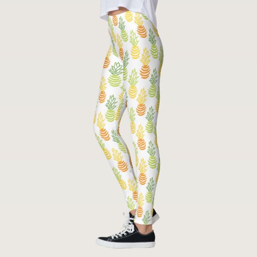 Summer colorful pineapple fruit multicolor pattern leggings (Links)