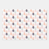 Summer colorful pineapple fruit pattern inpakpapier vel (Voorkant 2)