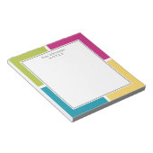 SUMMER COLORS Personalized Notitieblok (Schuin)